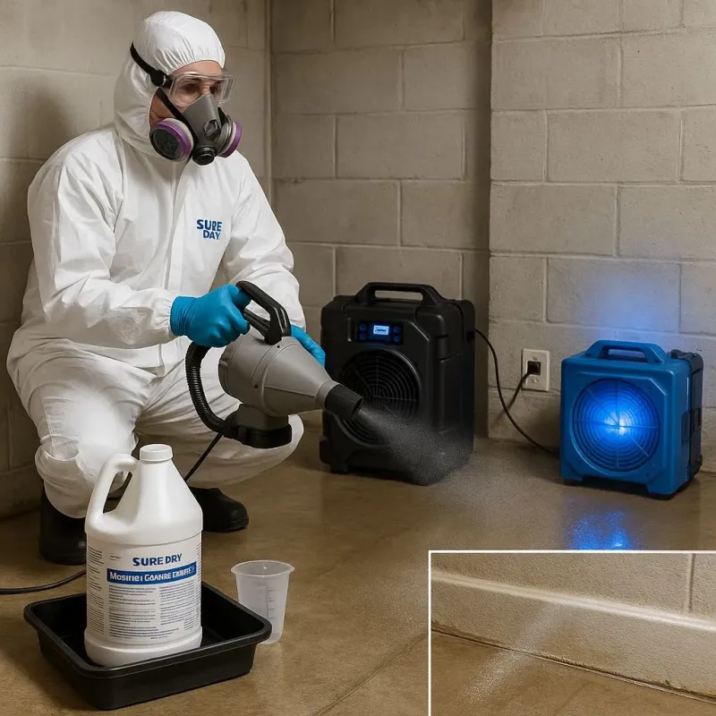Sanitization and Odor Removal process in Sutter County, CA
